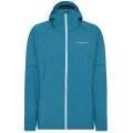 La Sportiva Trail Running Jacket Run (lightweight, water-repellent, maximum freedom of movement) blue Women