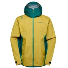 La Sportiva Softshell Jacket Discover Shell (windproof, waterproof) yellow/everglade Men