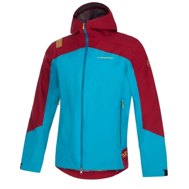 La Sportiva Softshell Jacket Sirius Evo Shell (3-Layer) blue/dark red Men