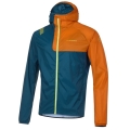 La Sportiva Trail Running Jacket Vento Windbreaker (lightweight, windproof, high breathability) storm blue/orange Men