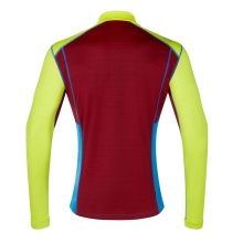 La Sportiva Functional Long Sleeve Shirt Galaxia (moisture-wicking, reflective) blue/lime men's