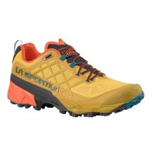 La Sportiva Trail Running Shoes Akyra II 2024 yellow/everglade men's