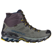 La Sportiva Trail Running Shoes Ultra Raptor II Mid Nubuck Leather GTX (waterproof) clay brown/blue Men