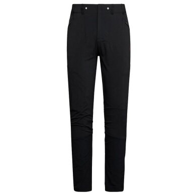 La Sportiva Hiking Trousers Monument Pant (elastic waistband with drawstring) long black/cherry tomato Men