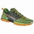 La Sportiva Trail Running Shoes Bushido II green/orange Men