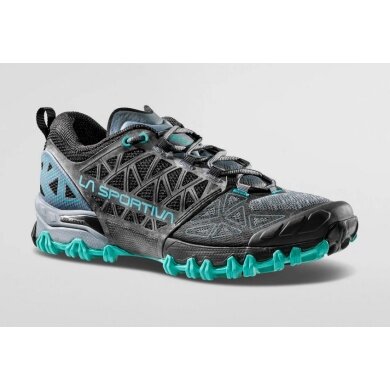 La Sportiva Trail Running Shoes Bushido II slate grey/aqua Ladies