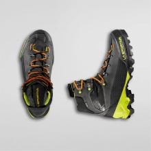 La Sportiva Hiking Shoes Aequilibrium LT GTX (Excursion Mountaineering, Nubuck Leather, Waterproof) Carbon Grey/Lime Men