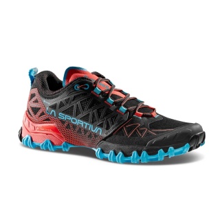 La Sportiva Trail Running Shoes Bushido II GTX (waterproof) black/red/blue Women