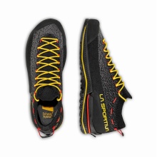 La Sportiva Hiking Shoes TX 2 Evo (Approach, Lightweight) Black/Yellow Men