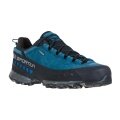 La Sportiva Hiking Shoes TX 5 Low GTX (Nubuck leather, approach, waterproof) blue/carbon Men