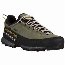 La Sportiva Hiking Shoes TX 5 Low GTX (Nubuck Leather, Approach, Waterproof) Moss Green Women