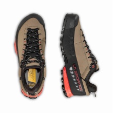 La Sportiva Hiking Shoes TX 5 Low GTX (Nubuck leather, approach, waterproof) brown/hibiscus Women