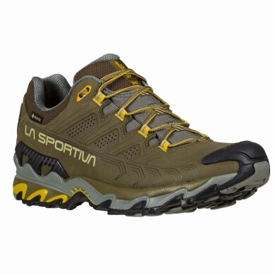 La Sportiva Trail Hiking Shoes Ultra Raptor II Leather GTX (Nubuck leather, waterproof) khaki green Men