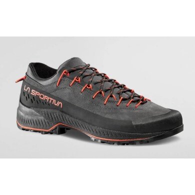 La Sportiva Hiking Shoes TX 4 Evo (Approach, Suede) carbon grey/red Men's