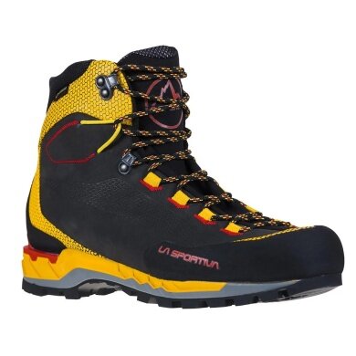 La Sportiva Trekking-Hiking Shoes Trango Tech Leather GTX (Nubuck leather, waterproof) black/yellow Men