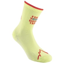 La Sportiva Trekking Socks For Your Mountain (quick-drying, maximum cushioning) yellow/red - 1 Pair