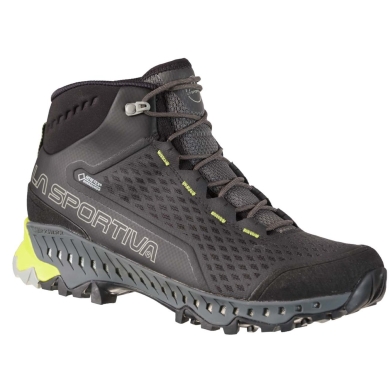 La Sportiva Hiking Shoes Stream GTX (Fast-Hiking, waterproof) carbon grey/lime men's