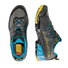 La Sportiva Trail Running Shoes Akyra Carbon Grey/Blue Men's