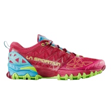 La Sportiva Trail Running Shoes Bushido II red/blue/green ladies