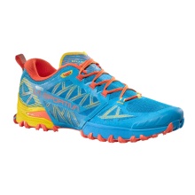 La Sportiva Trail Running Shoes Bushido III GTX (waterproof) tropical blue/yellow/orange men's