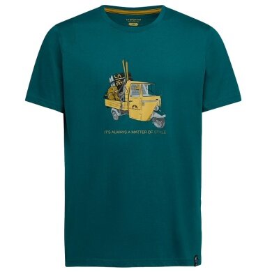 La Sportiva Wander/Leisure T-shirt Ape (Cotton, lightweight) dark green men's