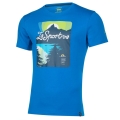 La Sportiva Hiking/Leisure Tshirt Lakeview (Cotton) electric blue Men