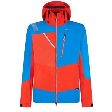 La Sportiva Alpine Guide GTX Mountaineering Jacket (waterproof) blue/red Men