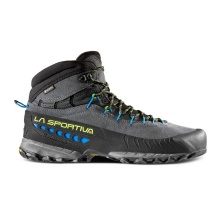 La Sportiva Hiking Shoes TX 4 Mid GTX (Approach, Waterproof, Mid-High) Carbon Grey/Lime Men