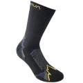 La Sportiva Hiking Sock X-Cursion Socks (quick-drying, lightweight material) black/yellow - 1 pair