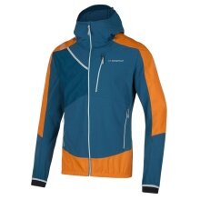 La Sportiva Softshell Jacket Aequilibrium Gore-Tex (waterproof, windproof) dark blue/orange men's