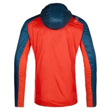 La Sportiva Aequilibrium Insulation Hoody (light, breathable) dark blue/red men's jacket