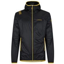 La Sportiva Aequilibrium Insulation Hoody (lightweight, breathable) black/yellow men's jacket