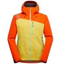 La Sportiva Softshell Jacket Alpine Guide Windstopper (waterproof, windproof, mountaineering) yellow/red men's