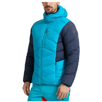 La Sportiva Bivouac Down Winter Jacket (lightweight, thermal insulation, ski touring) tropical blue/sea blue men's