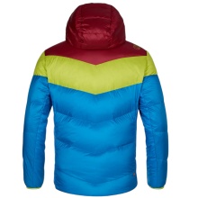 La Sportiva Down Winter Jacket Nature Down (Primaloft Insulation) blue/lime/burgundy men's