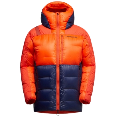 La Sportiva Alpin Winter Jacket Olympus Tech Down Parka (Mountaineering, Thermal Insulation) Cherry Red/Deep Blue Men's