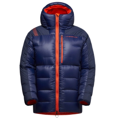 La Sportiva Alpin Winter Jacket Olympus Tech Down Parka (Mountaineering, Thermal Insulation) Deep Blue/Cherry Red Men's