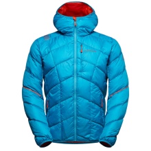 La Sportiva Pinnacle Down Winter Jacket (lightweight, thermal insulation, ski touring) tropic blue/cherry red men's