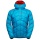 La Sportiva Pinnacle Down Winter Jacket (lightweight, thermal insulation, ski touring) tropic blue/cherry red men's