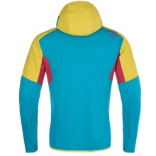 La Sportiva Fleece Hoodie Session Tech Hoody (for ski tours) yellow/blue Men