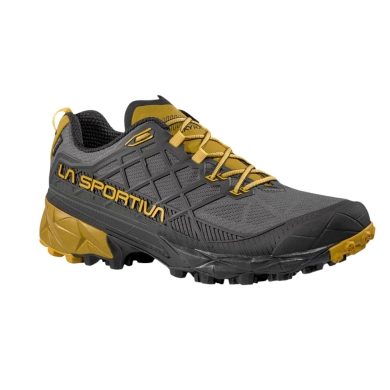 La Sportiva Akyra II Gtx Trail Running Shoes (waterproof) carbon grey/yellow men's