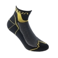 La Sportiva Hiking Sock Traverse (quick-drying, high comfort) black/grey/yellow - 1 pair