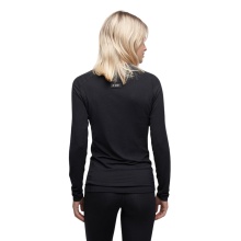 Le Bent Underwear Long Sleeve Core Lightweight Crew (Viscose and Merino Wool) black Ladies