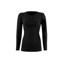 Lenz Functional Underwear Long Sleeve Merino 6.0 Round Neck Black Women