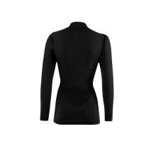 Lenz Functional Underwear Long Sleeve Shirt Merino 6.0 Stand-up Collar Black Women