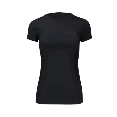 Lenz Functional Underwear T-shirt Merino 6.0 Round Neck Black Women