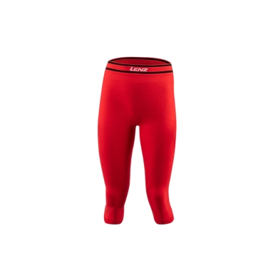 Lenz Functional Underwear 3/4 Pants Merino 6.0 Red Women