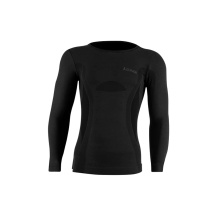 Lenz Functional Underwear Long Sleeve Shirt Merino 6.0 Round Neck Black Men