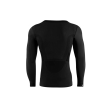 Lenz Functional Underwear Long Sleeve Shirt Merino 6.0 Round Neck Black Men