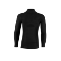 Lenz Functional Underwear Long Sleeve Shirt Merino 6.0 Stand-Up Collar Black Men